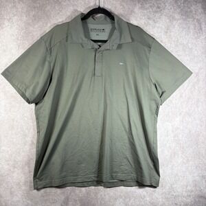 GORUCK Polo Men XL Green American Training Short Sleeve Performance Tactical USA